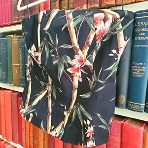 Tropical Strapless Tube Top